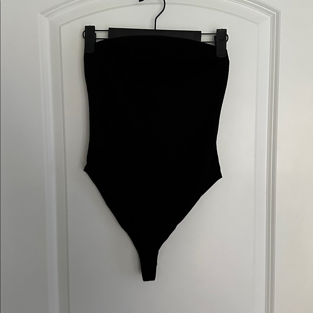 Black Halter Bodysuit